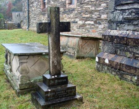 Finsthwaite churchyard, the grave of the Cumbrian Princess